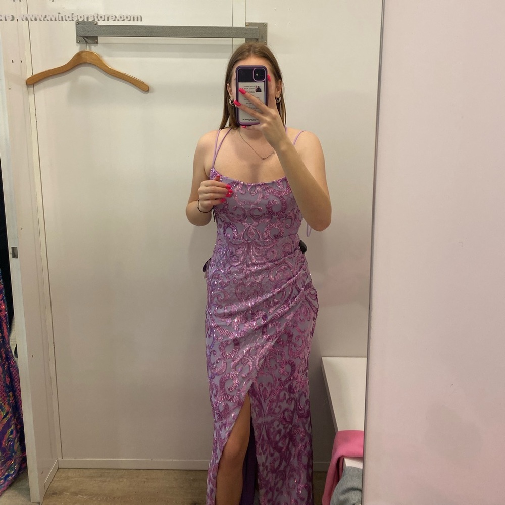 Windsor Sparkly purple prom dress